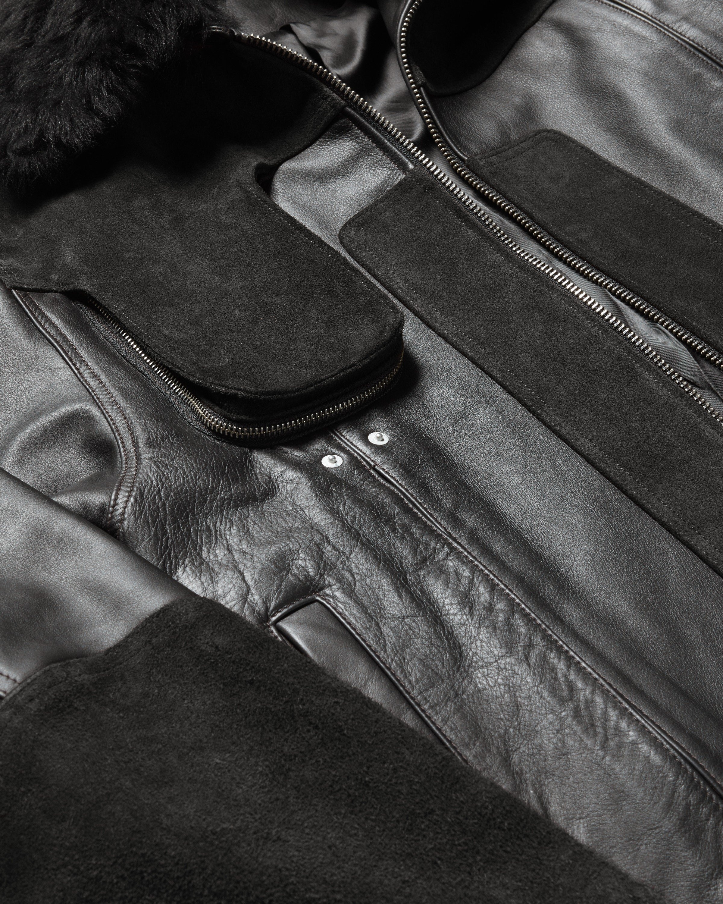 Quinte Leather Jacket Black 13