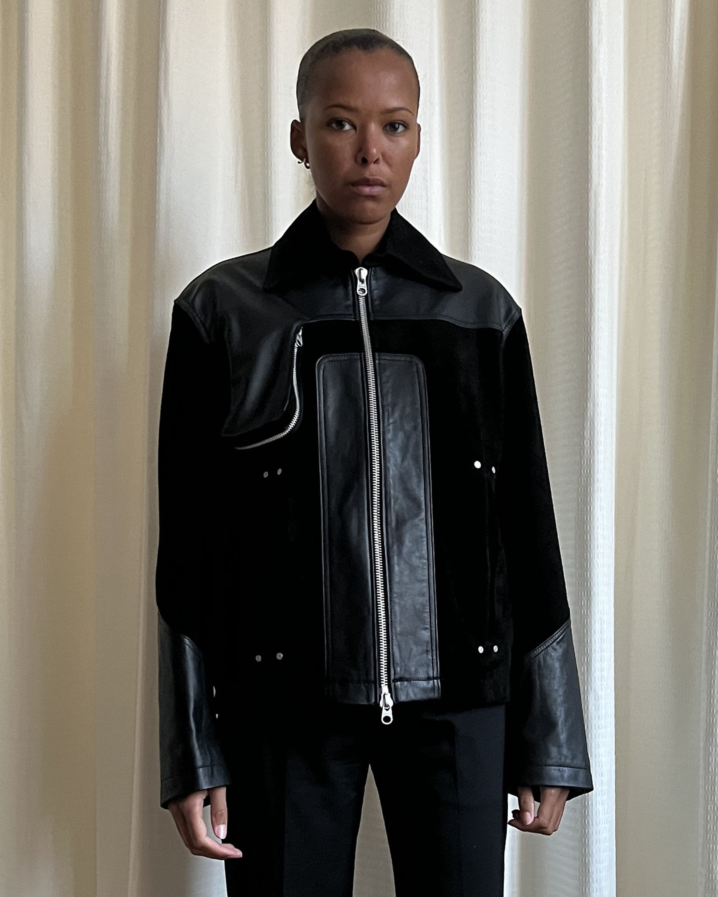 Quinte Leather Jacket Black 10